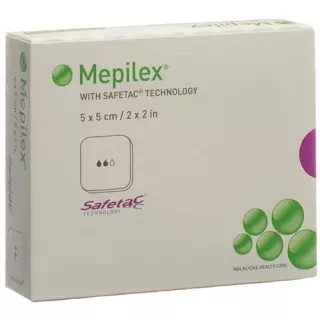 Пінна пов&#39;язка Mepilex Safetac 5х5см силіконова 5 шт