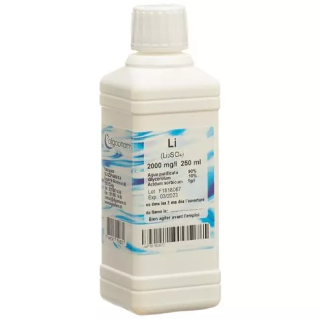 Oligopharm Lithium раствор 2000мг/l 250мл Oligopharm Lithium раствор 2000мг/l 250мл