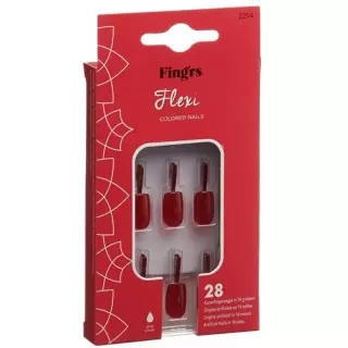 FINGRS Flexi Nails Classic Red