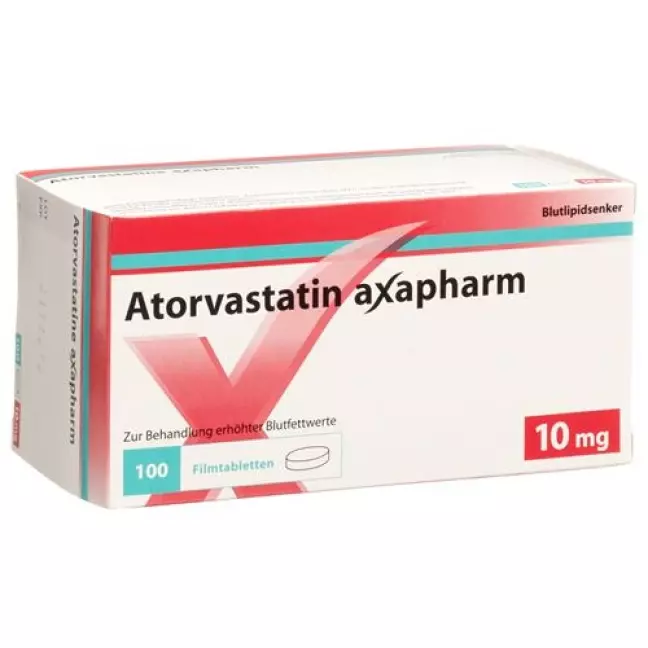Atorvastatin Axapharm 10 mg 100 filmtablets Atorvastatin Axapharm 10 mg 100 filmtablets