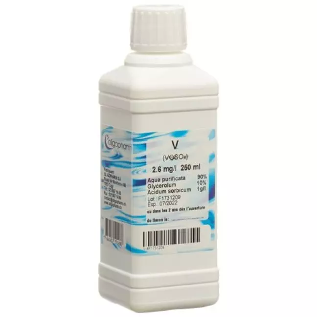Oligopharm Vanadium Lös 2,6 мг/л 500 мл