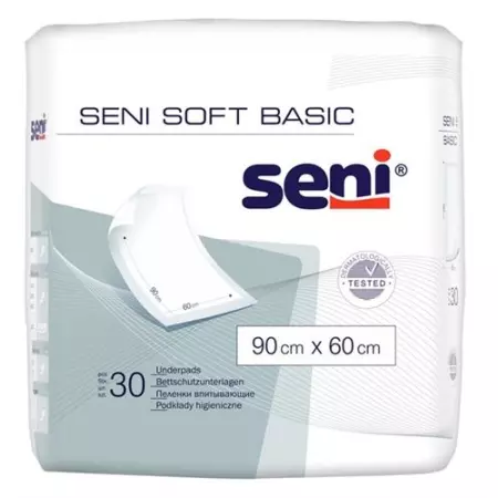 Прокладки медичні Seni Soft Basic 90х60см непроникні 30 шт