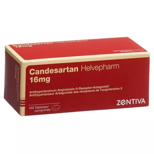 Candesartan Zentiva Tabl 16 мг 100 шт Candesartan Zentiva Tabl 16 мг 100 шт