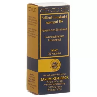 Sanum Folliculi lymphatici aggregati капсули D 6 20 шт