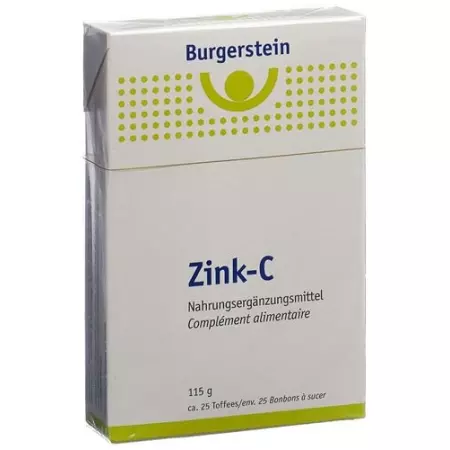 Іриски Burgerstein Zinc-C 115 г