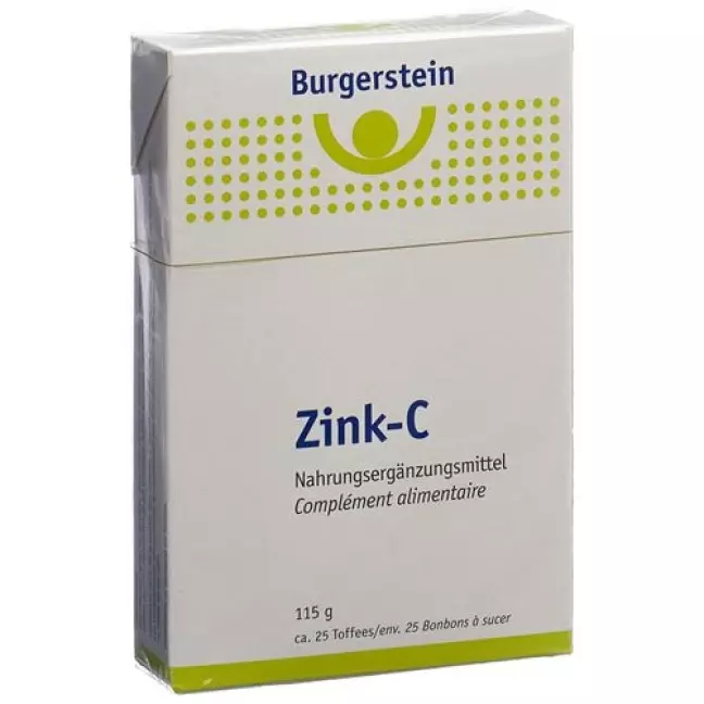 Іриски Burgerstein Zinc-C 115 г