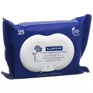 Серветки для зняття макіяжу Klorane Bleuet 25 шт