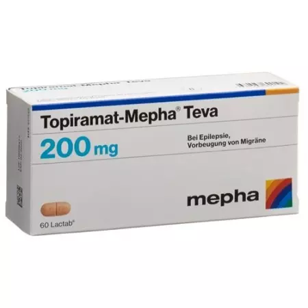 Топірамат-Мефа Тева Лактаб 200 мг 60 шт Топірамат-Мефа Тева Лактаб 200 мг 60 шт