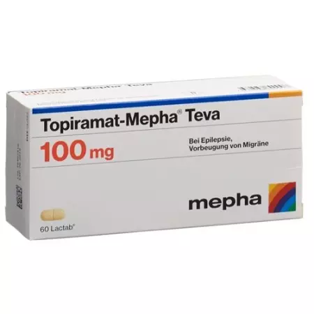 Топірамат-Мефа Тева Лактаб 100 мг 60 шт Топірамат-Мефа Тева Лактаб 100 мг 60 шт