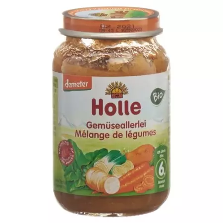 Сорт овочів Holle деметр органічне скло 190 г Сорт овочів Holle деметр органічне скло 190 г