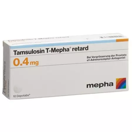 Тамсулозин Т-Мефа ретард Депотабс 0,4 мг 10 шт Тамсулозин Т-Мефа ретард Депотабс 0,4 мг 10 шт