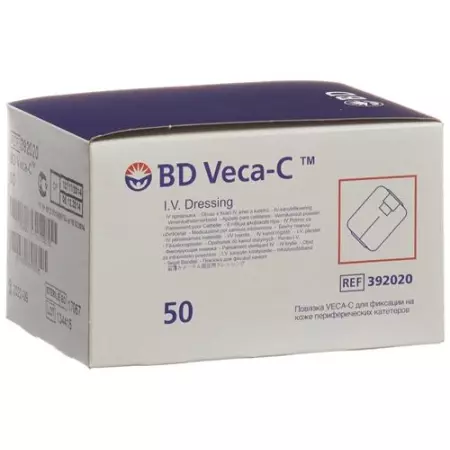 Оглядове віконце пов'язки фіксації катетера BD Veca-C 50 шт Оглядове віконце пов'язки фіксації катетера BD Veca-C 50 шт
