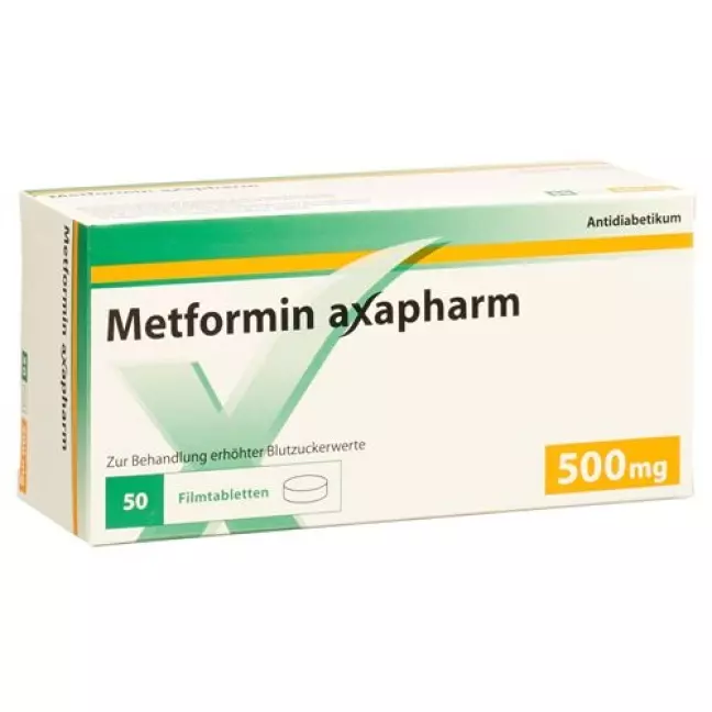 Метформін Аксафарм Filmtabl 500 мг 50 шт Метформін Аксафарм Filmtabl 500 мг 50 шт
