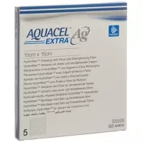 Пов&#39;язка AQUACEL Ag Extra Hydrofiber 15х15см 5 шт