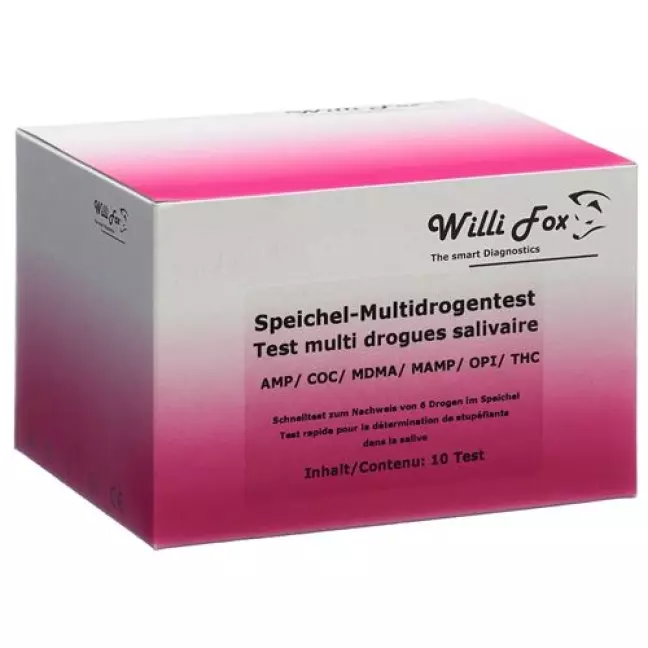Willi Fox Drug Test Multi 6 Drugs Слина 10 шт