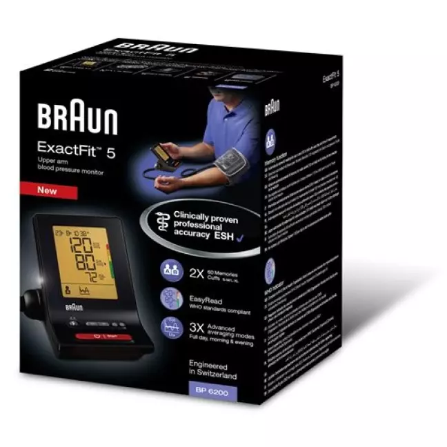 BRAUN EXACTFIT BLUTDRUCKMESS BRAUN EXACTFIT BLUTDRUCKMESS