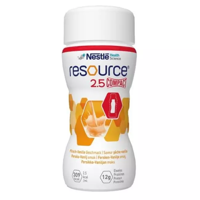 Resource 2.5 Compact Peach-Vanilla 4 пляшки 125 мл