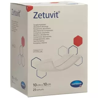 Пов&#39;язка абсорбційна Zetuvit 10х10 см стерильна 25 шт