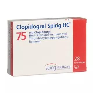 Clopidogrel Spirig HC Filmtable 75 мг 28 шт