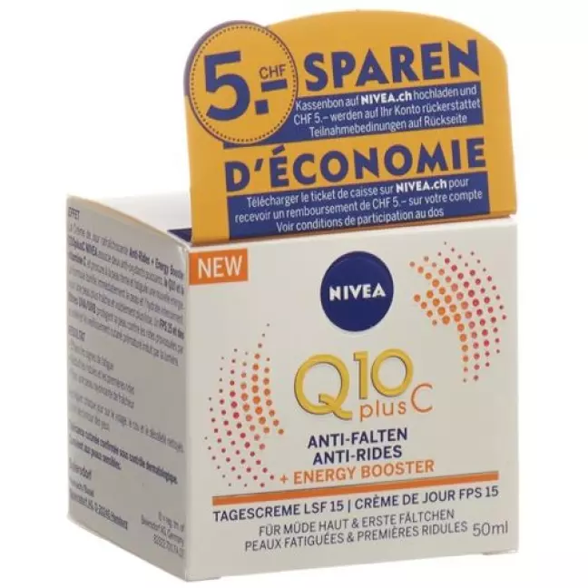 Денний крем Nivea Q10plus Energy 50 мл Денний крем Nivea Q10plus Energy 50 мл