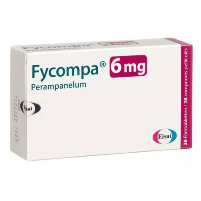 Fycompa плівка таблетки 6 мг 28 шт Fycompa плівка таблетки 6 мг 28 шт