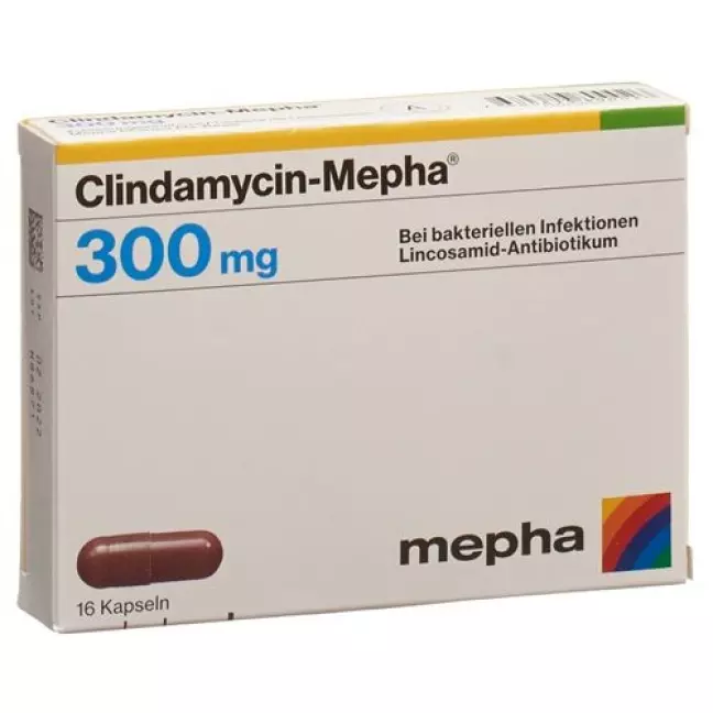 Clindamycin Mepha 300 mg 16 Kaps