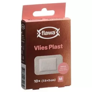 Flawa фліс пластик М 7,5х5см 10 шт