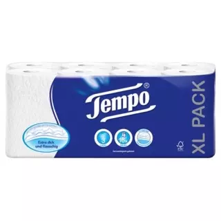 Папір туалетний Tempo Classic білий 3-шаровий 150 аркушів 16 шт