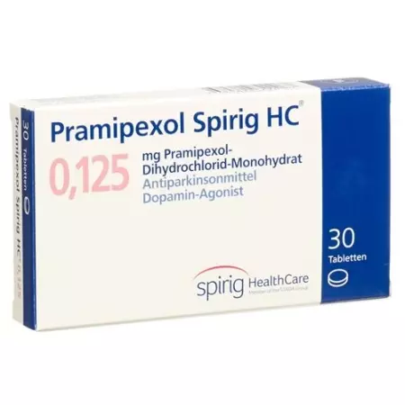 Pramipexol Spirig 0.125 mg 30 tablets Pramipexol Spirig 0.125 mg 30 tablets