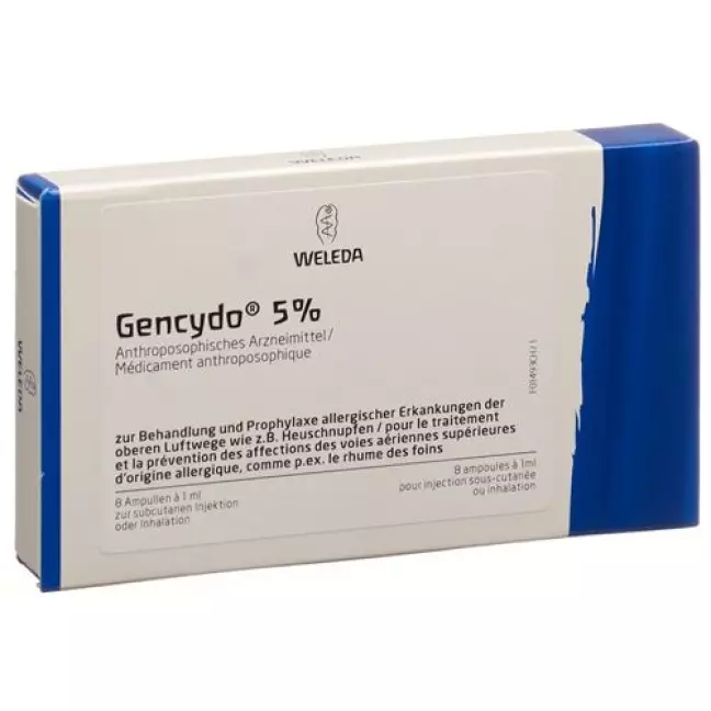 Gencydo Inj Lös 5% 8 Amp 1 мл Gencydo Inj Lös 5% 8 Amp 1 мл