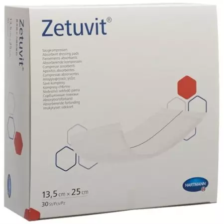 Zetuvit Absorptionsverband 13.5x25см 30 штук Zetuvit Absorptionsverband 13.5x25см 30 штук