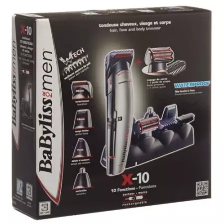 Тример Babyliss X-10 волосся обличчя тіло