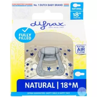 Силікон Difrax Nuggi Natural 18+M
