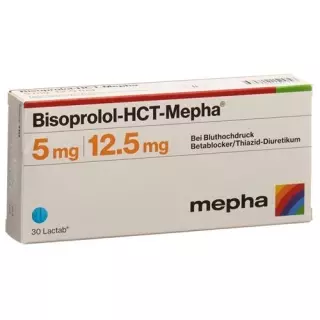 Bisoprolol HCT Mepha 5/12.5 mg 30 Lactabs