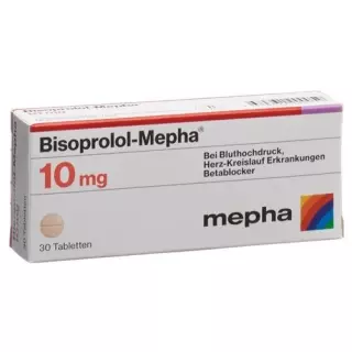 БІЗОПРОЛОЛ МЕФА ТАБЛ 10 МГ 30 ШТ