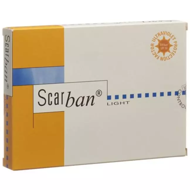 Пластир від рубців Scarban Light 5х7,5 см 2 шт