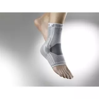OMNIMED Move PRO пов'язка для гомілковостопного суглоба M біло-сіра