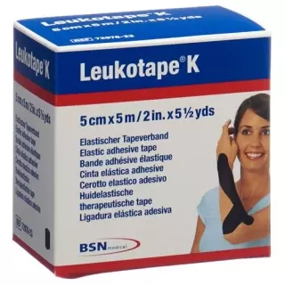 Гіпсова пов'язка Leukotape K 5мх5см чорна