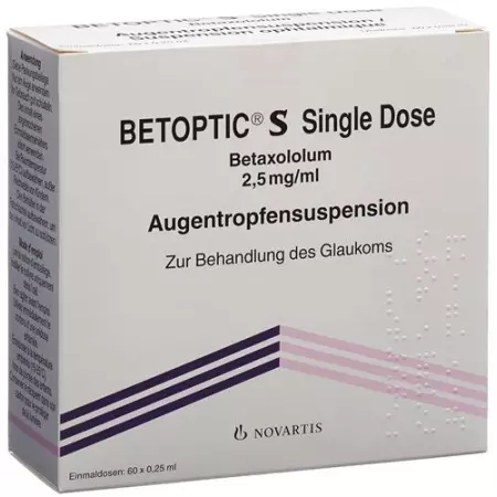 Betoptic S Single Dose Gtt Opht 60 Unidos 0,25 мл Betoptic S Single Dose Gtt Opht 60 Unidos 0,25 мл