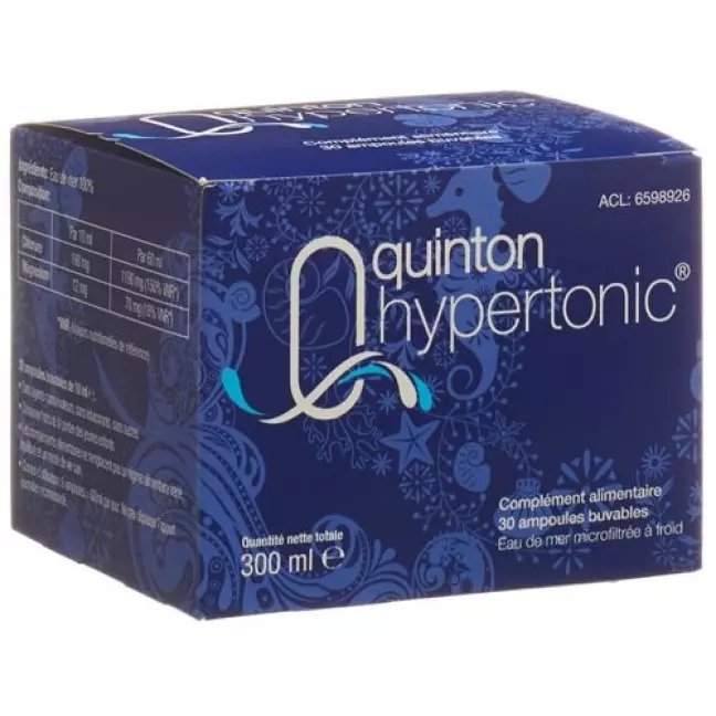 Quinton Hypertonic 21г/л питний амп. 30 шт