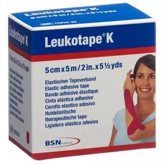 Гіпсова пов'язка Leukotape K 5мх5см рожева