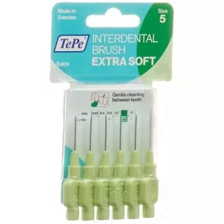Міжзубна щітка TePe 0,8 мм x-soft green Blist 6 шт