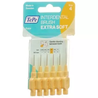 Міжзубна щітка TePe 0,7 мм x-soft yellow Blist 6 шт