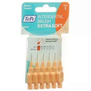 Міжзубна щітка TePe 0,45 мм x-soft orange Blist 6 шт