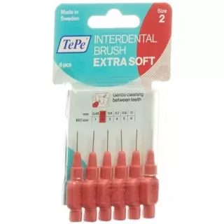 Міжзубна щітка TePe 0,50 мм x-soft red Blist 6 шт