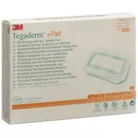 3M Tegaderm+Pad 9x15см подушечка для ран 4,5x10см 25 штук