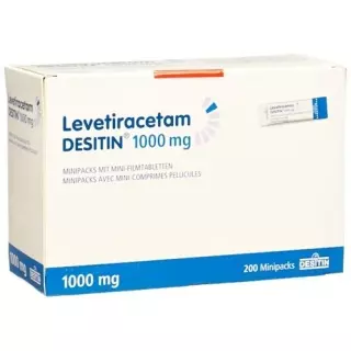 Levetiracetam DESITIN міні-упаковки з міні-таблетками, вкритими оболонкою, 1000 мг Б