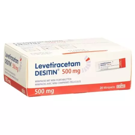 Levetiracetam DESITIN міні-упаковки з міні-таблетками, вкритими плівковою оболонкою, 500 мг Bt Levetiracetam DESITIN міні-упаковки з міні-таблетками, вкритими плівковою оболонкою, 500 мг Bt