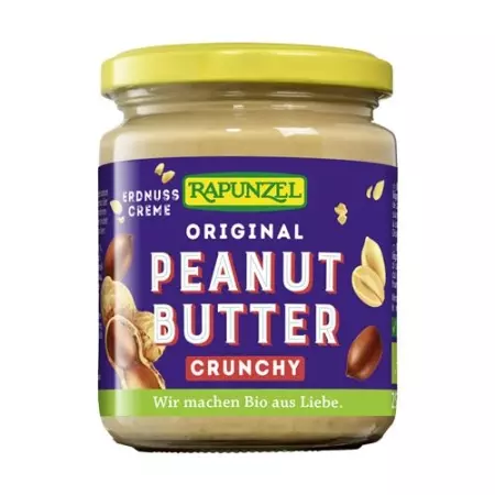 Масло арахісове Rapunzel Original Crunchy 250 г