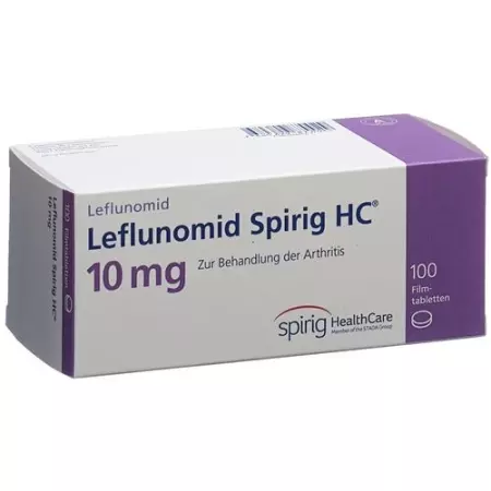 Leflunomide Spirig HC Filmtable 10 мг 100 шт Leflunomide Spirig HC Filmtable 10 мг 100 шт